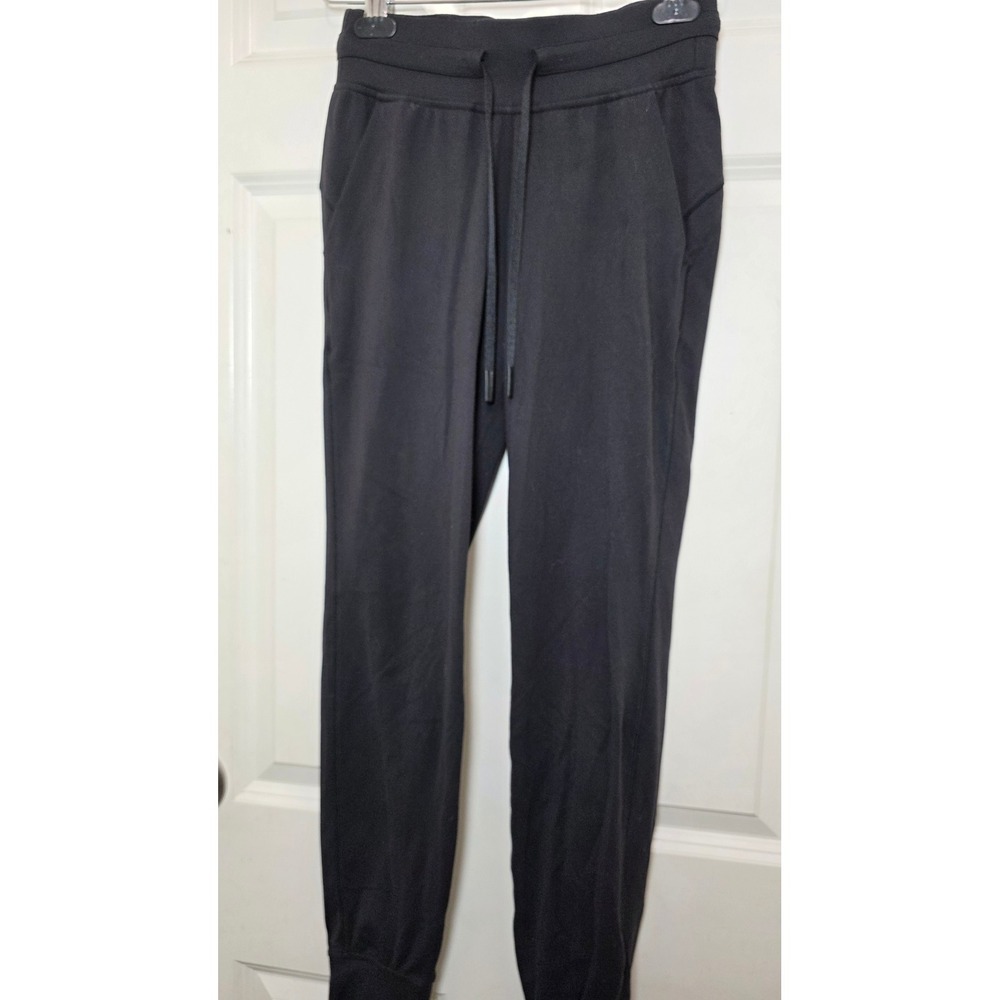 Lululemon Ready to Rulu Joggers Women's 4 Black High Rise Sweatpants Dark Fairy